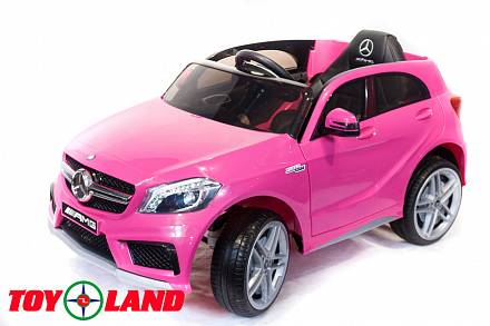 Электромобиль Mercedes-Benz A45, цвет – розовый 